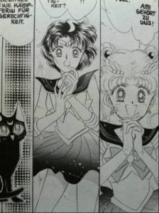 Sailor Merkur aus der Erstauflage der Mangas Band 1 (ohne Ärmel).